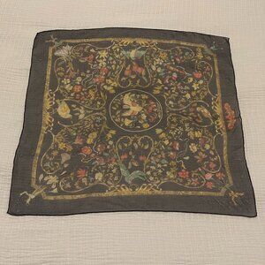 Hermes - Silk Mousseline Pierres d'Orient et d'Occident Pocket Square